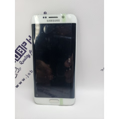 Samsung Galaxy S6 Edge G925F - LCD Displej + Dotykové Sklo + Rám (White Pearl) ORI REPAS LCD175