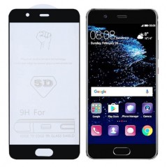 5D tvrdené sklo čierne - Huawei P10