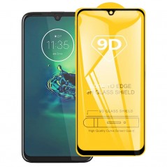 9D tvrdené sklo čierne - Lenovo Moto G8+