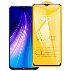 9D tvrdené sklo čierne - Xiaomi Redmi Note 8 Pro