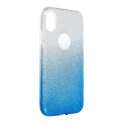 Forcell SHINING Case modro-číry - Apple iPhone XS Max