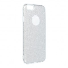 Forcell SHINING Case strieborný - Apple iPhone 5/5S/SE