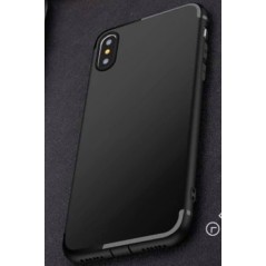 Protiprachový silikónový kryt čierny - Apple iPhone X/XS