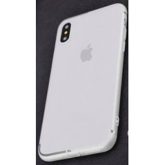 Protiprachový silikónový kryt matný číry - Apple iPhone X/XS