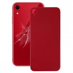 Sklo zadného krytu so zväčšeným otvorom na kameru OEM červené - Apple iPhone XR