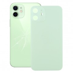 Sklo zadného krytu so zväčšeným otvorom na kameru OEM zelené - Apple iPhone 12 mini