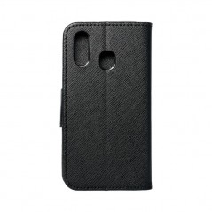 Knižkové puzdro Fancy book case na Samsung A40, čierna