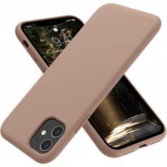 Official silikonový kryt pre iphone 11 svetlá hnedá