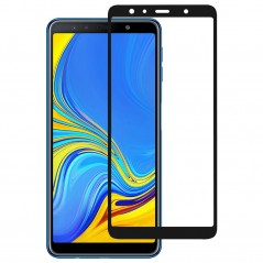 3D tvrdené sklo čierne - Samsung Galaxy A7 (2018)