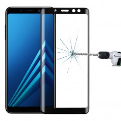 3D tvrdené sklo čierne - Samsung Galaxy A8+ (2018)